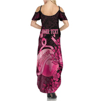 Personalised Cancer Fighter Summer Maxi Dress I Beat Cancer LT05 - Polynesian Pride