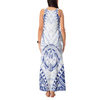 Northern Mariana Islands Liberation Day Tank Maxi Dress 79th Anniversary LT05 - Polynesian Pride