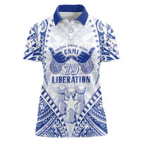 Northern Mariana Islands Liberation Day Women Polo Shirt 79th Anniversary