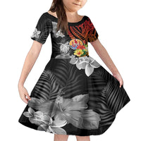 French Polynesia Bastille Day Family Matching Puletasi and Hawaiian Shirt Tropical Turtle Hibiscus Polynesian Pattern