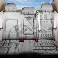 Samoa Siapo Elegant Back Car Seat Cover Hibiscus White Motifs LT05 One Size White - Polynesian Pride