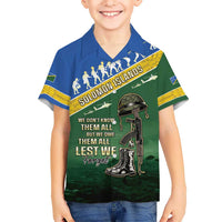 Solomon Islands Remembrance Day Hawaiian Shirt Lest We Forget