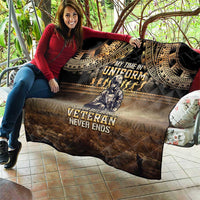 Polynesia Veterans Day Quilt Thank You Veterans Polynesian Pattern LT05 - Polynesian Pride