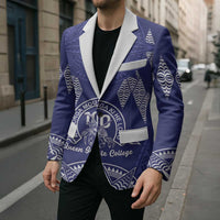 Personalised Queen Salote College Centenary Blazer Tongan Kupesi Pattern - Polynesian Pride