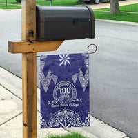 Queen Salote College Centenary Garden Flag Tongan Kupesi Pattern - Polynesian Pride