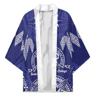 Personalised Queen Salote College Centenary Kimono Tongan Kupesi Pattern - Polynesian Pride