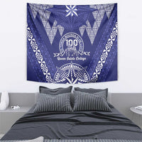 Queen Salote College Centenary Tapestry Tongan Kupesi Pattern - Polynesian Pride