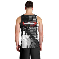 Pearl Harbor Remembrance Day Men Tank Top USS Arizona In Memory With Polynesian Pattern LT05 - Polynesian Pride