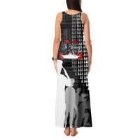 Pearl Harbor Remembrance Day Tank Maxi Dress USS Arizona In Memory With Polynesian Pattern LT05 - Polynesian Pride