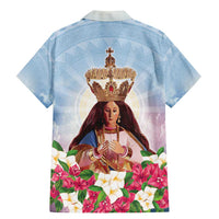 Guam Patroness Family Matching Mermaid Dress and Hawaiian Shirt The Legend Santa Marian Kamalen