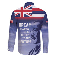 Hawaii MLK Day Family Matching Short Sleeve Bodycon Dress and Hawaiian Shirt