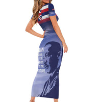 Hawaii MLK Day Short Sleeve Bodycon Dress