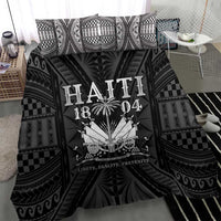 Haiti 1804 Bedding Set Polynesian Silver Neg Maron