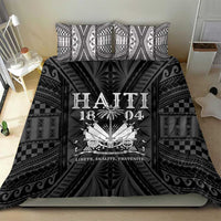 Haiti 1804 Bedding Set Polynesian Silver Neg Maron