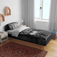 Haiti 1804 Bedding Set Polynesian Silver Neg Maron