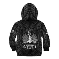 Haiti 1804 Kid Hoodie Polynesian Silver Neg Maron