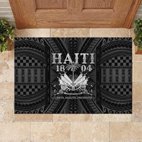 Haiti 1804 Rubber Doormat Polynesian Silver Neg Maron