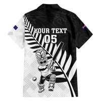 Custom New Zealand Cricket Hawaiian Shirt With Maori Pattern LT05 - Polynesian Pride