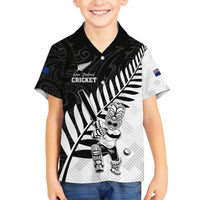 Custom New Zealand Cricket Hawaiian Shirt With Maori Pattern LT05 - Polynesian Pride