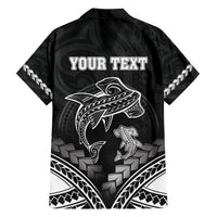 Personalised Happy Father's Day Hawaiian Shirt I Love You Dad Polynesian Style LT05 - Polynesian Pride
