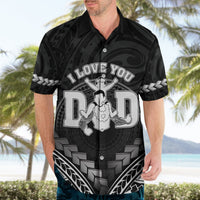 Personalised Happy Father's Day Hawaiian Shirt I Love You Dad Polynesian Style LT05 - Polynesian Pride