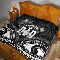Happy Father's Day Quilt I Love You Dad Polynesian Style LT05 - Polynesian Pride