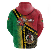 Happy Vanuatu Constitution Day Hoodie Flag Style With Sand Drawing Pattern LT05 - Polynesian Pride