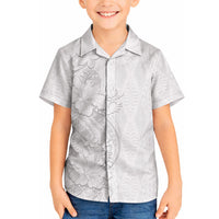 Tokelau White Sunday Hawaiian Shirt Elegant Hibiscus Polynesian Tribal Pattern LT05 - Polynesian Pride
