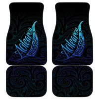 Aotearoa New Zealand Car Mats Koru Fern Blue Gradient
