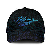 Aotearoa New Zealand Classic Cap Koru Fern Blue Gradient - Polynesian Pride