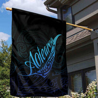 Aotearoa New Zealand Garden Flag Koru Fern Blue Gradient LT05 - Polynesian Pride