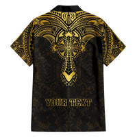Personalized Polynesia Hawaiian Shirt With Christian Cross LT05 - Polynesian Pride