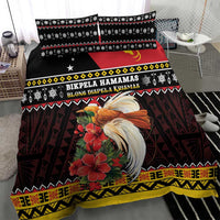 Papua New Guinea Christmas Bedding Set Bird Of Paradise Hamamas Krismas LT05 - Polynesian Pride
