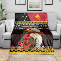Papua New Guinea Christmas Blanket Bird Of Paradise Hamamas Krismas