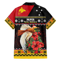 Papua New Guinea Christmas Hawaiian Shirt Bird Of Paradise Hamamas Krismas