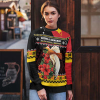 Papua New Guinea Christmas Ugly Christmas Sweater Bird Of Paradise Hamamas Krismas