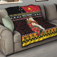 Papua New Guinea Christmas Quilt Bird Of Paradise Hamamas Krismas LT05 - Polynesian Pride