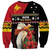 Papua New Guinea Christmas Sweatshirt Bird Of Paradise Hamamas Krismas