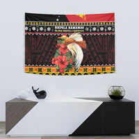 Papua New Guinea Christmas Tapestry Bird Of Paradise Hamamas Krismas LT05 - Polynesian Pride