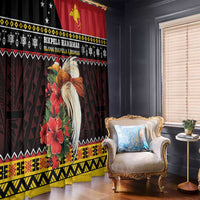 Papua New Guinea Christmas Window Curtain Bird Of Paradise Hamamas Krismas