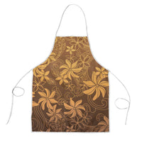 Tiare Tahiti Apron Brown Polynesia Motifs - Polynesian Pride