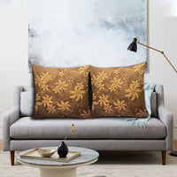 Tiare Tahiti Pillow Cover Brown Polynesia Motifs - Polynesian Pride