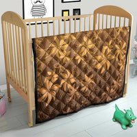 Tiare Tahiti Quilt Brown Polynesia Motifs - Polynesian Pride