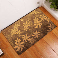 Tiare Tahiti Rubber Doormat Brown Polynesia Motifs - Polynesian Pride