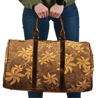 Tiare Tahiti Travel Bag Brown Polynesia Motifs - Polynesian Pride