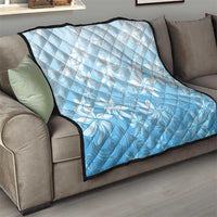 Tiare Tahiti Quilt Blue Polynesia Motifs - Polynesian Pride