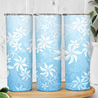 Tiare Tahiti Skinny Tumbler Blue Polynesia Motifs - Polynesian Pride