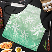 Tiare Tahiti Apron Matcha Polynesia Motifs - Polynesian Pride