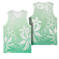 Tiare Tahiti Basketball Jersey Matcha Polynesia Motifs - Polynesian Pride