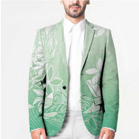 Tiare Tahiti Blazer Matcha Polynesia Motifs - Polynesian Pride